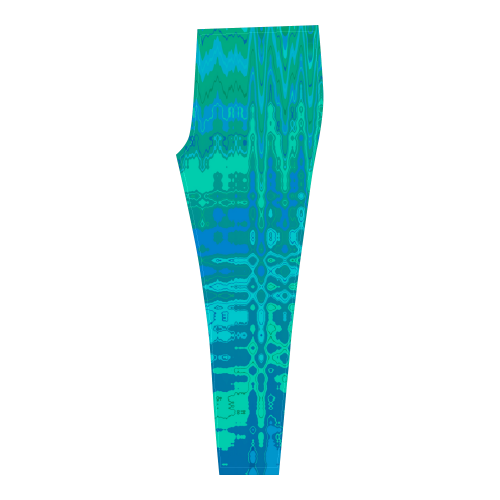 Ocean Ripple Abstract by ArtformDesigns Cassandra Women's Leggings (Model L01)