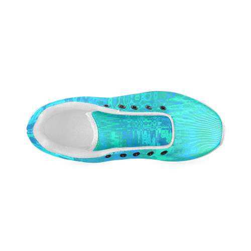 Ocean Ripple Abstract by ArtformDesigns Women’s Running Shoes (Model 020)