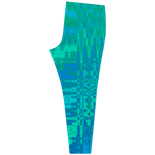 Ocean Ripple Abstract by ArtformDesigns Cassandra Women's Leggings (Model L01)