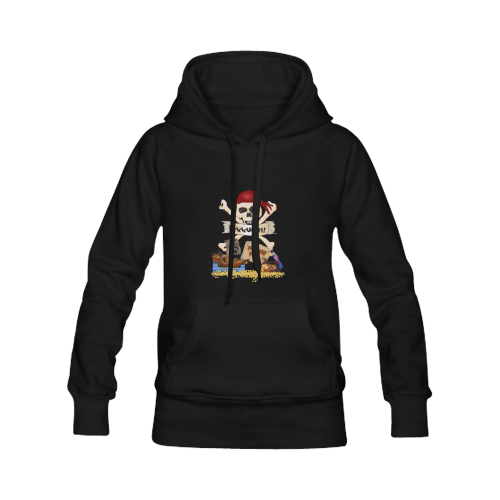 Pirate Ship, Treasure Chest and Jolly Roger Men's Classic Hoodies (Model H10)