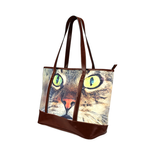 cat Tote Handbag (Model 1642)