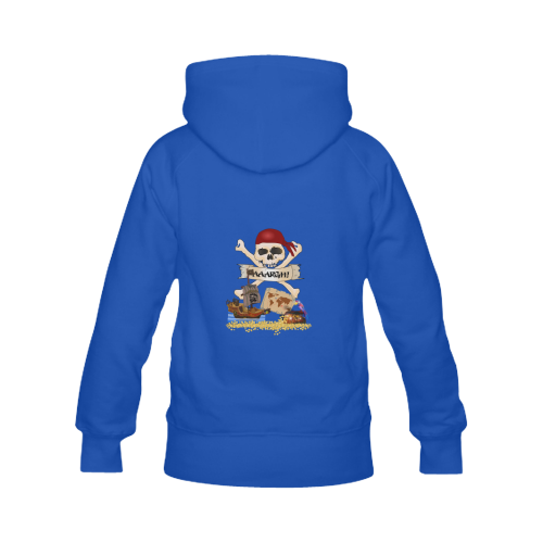 Pirate Ship, Treasure Chest and Jolly Roger Men's Classic Hoodies (Model H10)