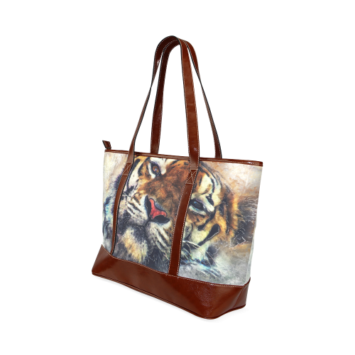 tiger Tote Handbag (Model 1642)