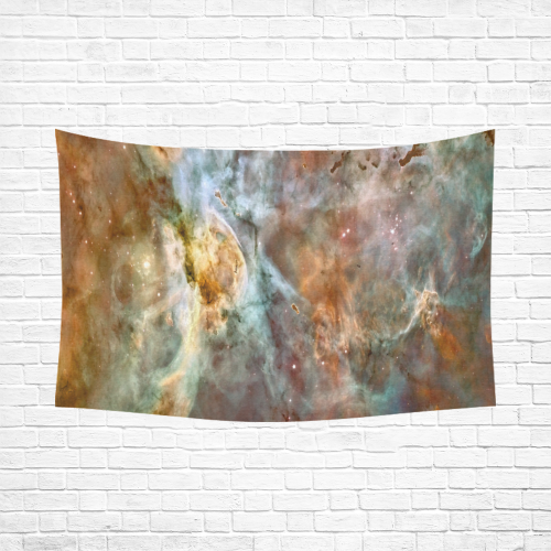 Space Dust Cotton Linen Wall Tapestry 90"x 60"