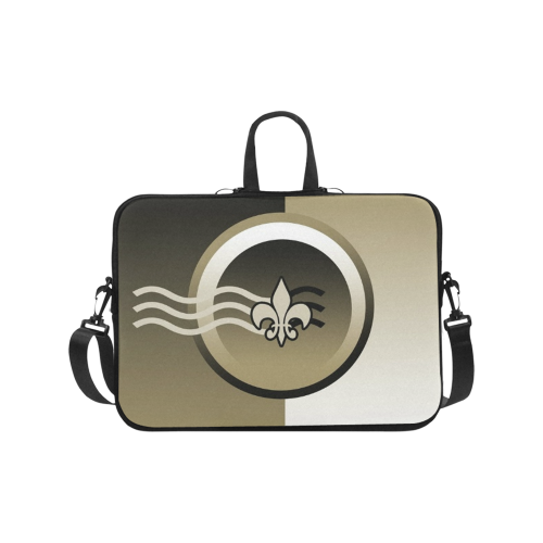 gold button Laptop Handbags 17"