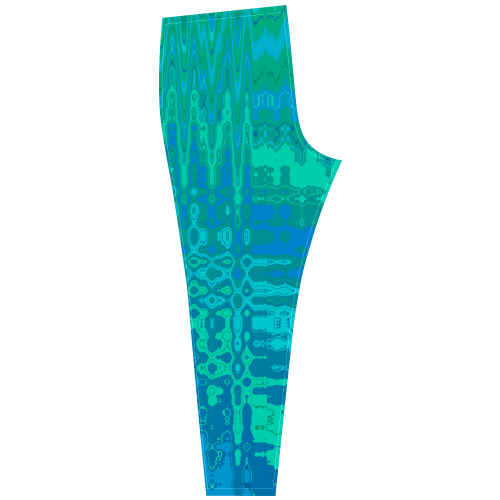 Ocean Ripple Abstract by ArtformDesigns Cassandra Women's Leggings (Model L01)