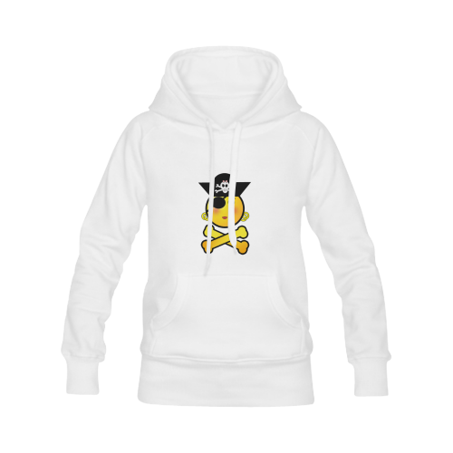 Pirate Emoticon - Smiley Emoji Girl Men's Classic Hoodies (Model H10)