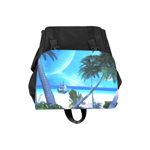 Awesome view over the ocean with ship Casual Shoulders Backpack (Model 1623)
