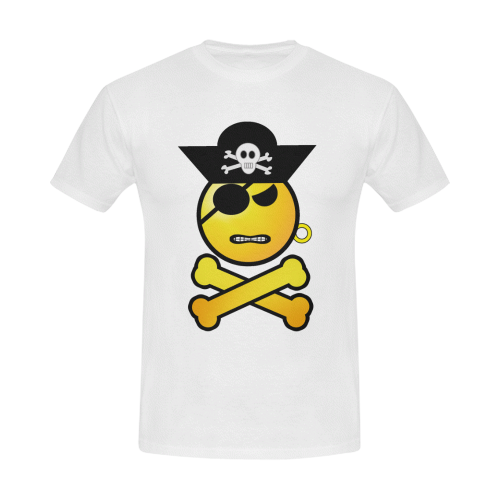 Pirate Emoticon - Frowning Emoji Men's Slim Fit T-shirt (Model T13)