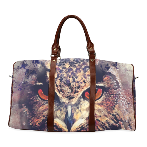 owl Waterproof Travel Bag/Small (Model 1639)