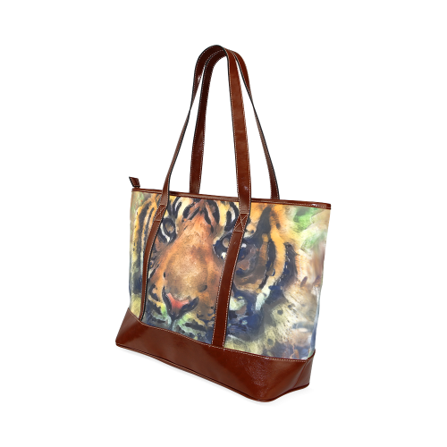 tiger Tote Handbag (Model 1642)