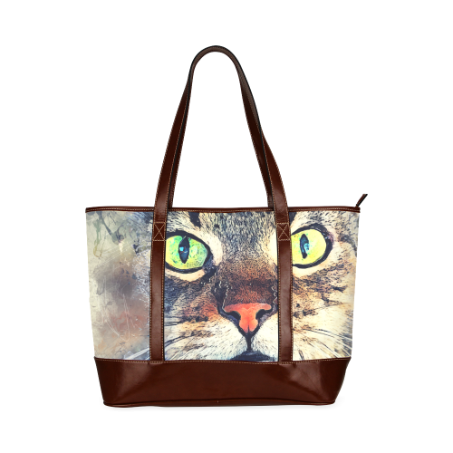 cat Tote Handbag (Model 1642)