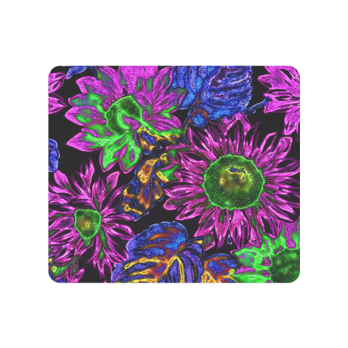 amazing neon floral 1 Men's Clutch Purse （Model 1638）