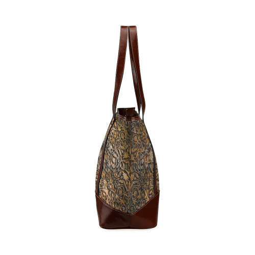 brown Tote Handbag (Model 1642)