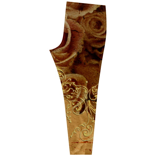 Wonderful vintage design with roses Cassandra Women's Leggings (Model L01)
