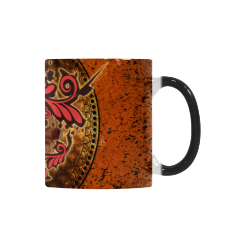 Surfing, surf design with surfboard Custom Morphing Mug