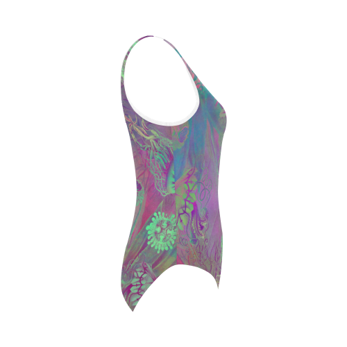 sealife meduses Vest One Piece Swimsuit (Model S04)