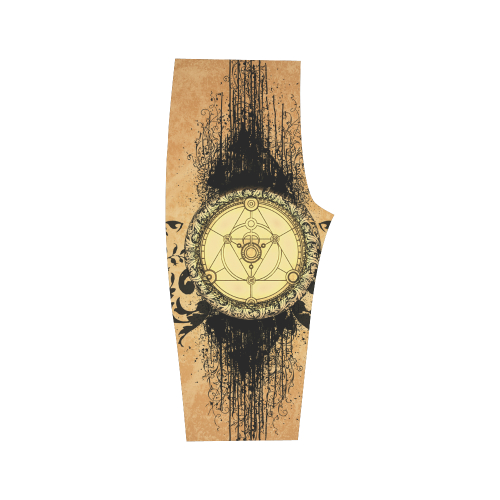 Mystical amulet Hestia Cropped Leggings (Model L03)