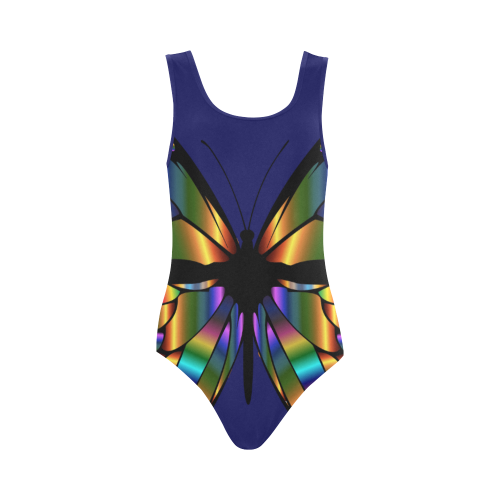 Butterfly Vest One Piece Swimsuit (Model S04)