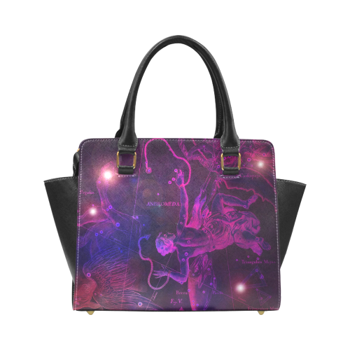 stars andromeda Rivet Shoulder Handbag (Model 1645)