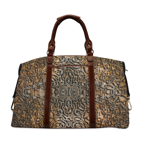 brown Classic Travel Bag (Model 1643)