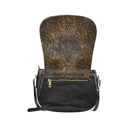 brown Classic Saddle Bag/Large (Model 1648)