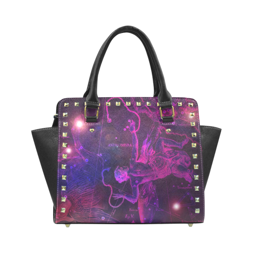 stars andromeda Rivet Shoulder Handbag (Model 1645)