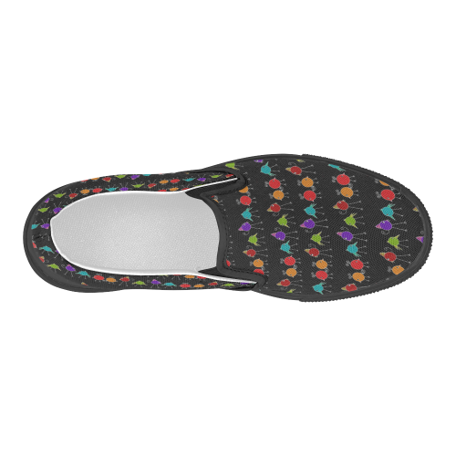 Disco Chicks Women's Slip-on Canvas Shoes (Model 019)