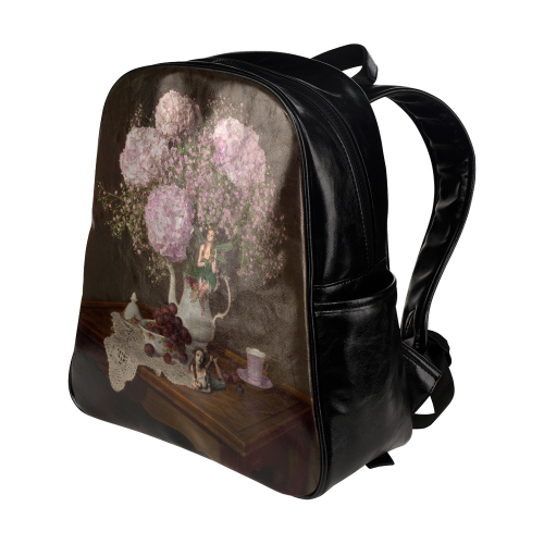 A Fairy Dreaming In Pastel Multi-Pockets Backpack (Model 1636)