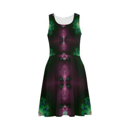 Fractal Galaxies in the Night Sky Abstract Atalanta Sundress (Model D04)