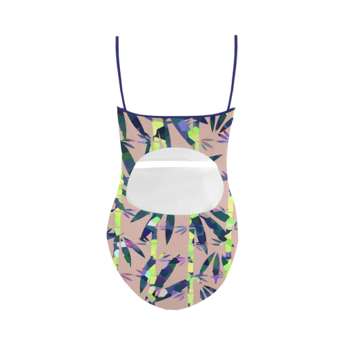 Bamboo Leaves Strap Swimsuit ( Model S05)