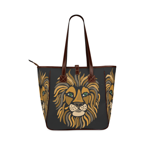 Awesome Lion Abstract Art Classic Tote Bag (Model 1644)