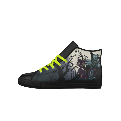 Vintage Halloween Cemetery Cat