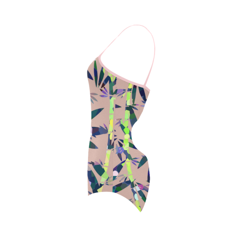 Bamboo Leaves Strap Swimsuit ( Model S05)