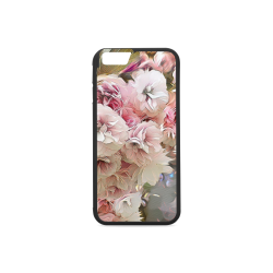 Pink Cherry Blossoms Rubber Case for iPhone 6/6s