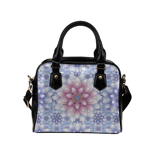 ornaments pink, blue Shoulder Handbag (Model 1634)