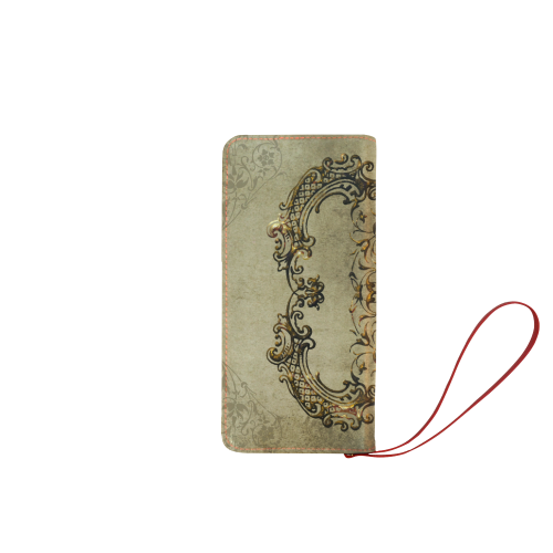 Beautiful decorative vintage design Women's Clutch Wallet (Model 1637)