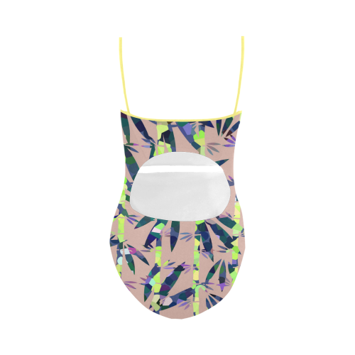 Bamboo Leaves Strap Swimsuit ( Model S05)