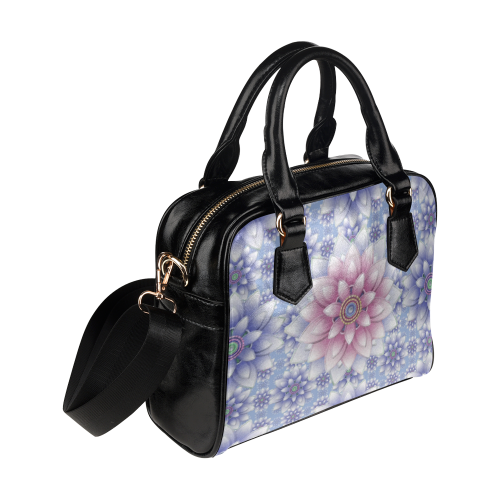 ornaments pink, blue Shoulder Handbag (Model 1634)