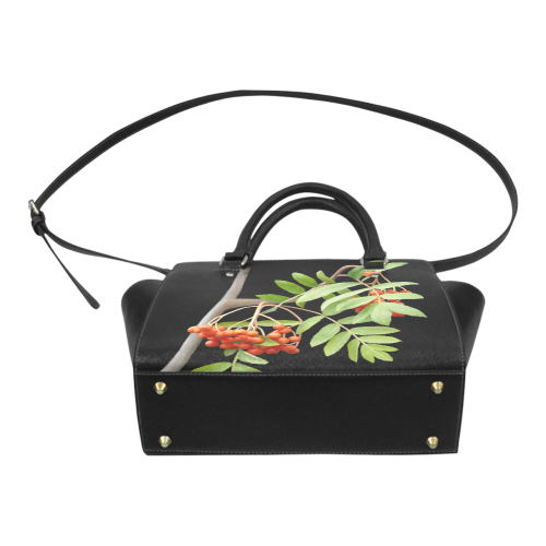 Rowan tree watercolor Classic Shoulder Handbag (Model 1653)