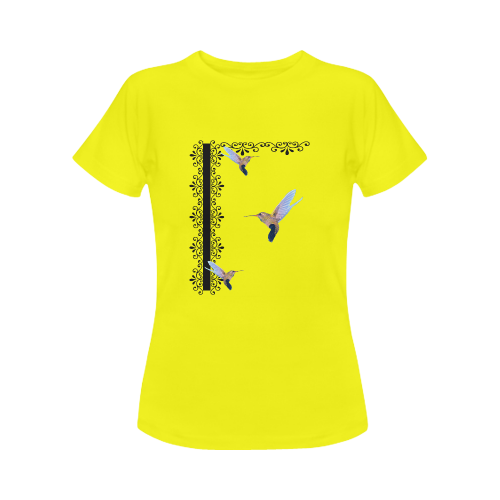 Fantasy Hummingbirds Women's Classic T-Shirt (Model T17）