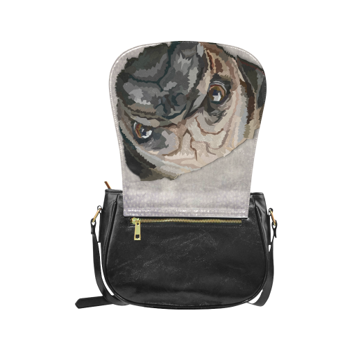 pug love Classic Saddle Bag/Large (Model 1648)