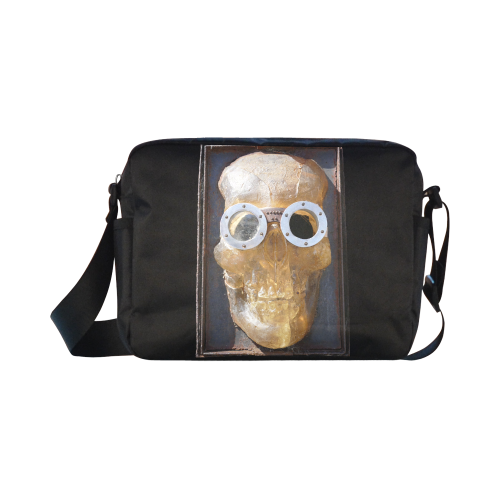 Steampunk Skull Classic Cross-body Nylon Bags (Model 1632)