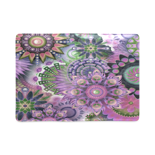 Flowering Fractal Purple Whimsy Custom NoteBook A5