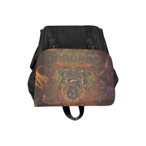 Tibetan Buddhism Mahakala Casual Shoulders Backpack (Model 1623)