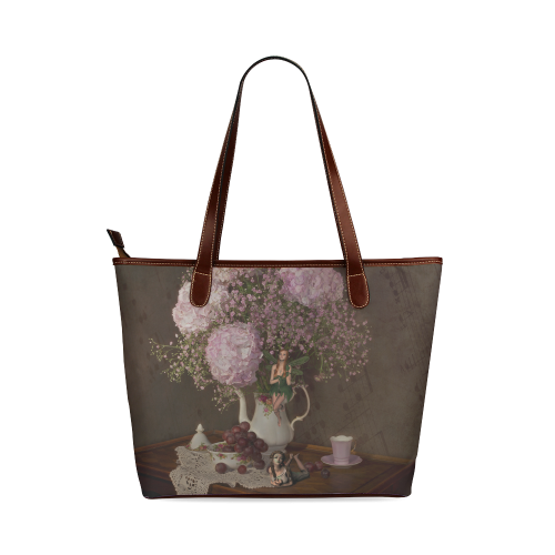 A Fairy Dreaming In Pastel Shoulder Tote Bag (Model 1646)