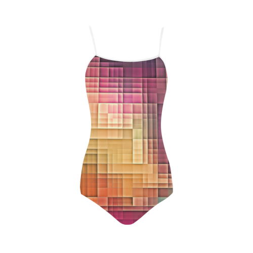 tetris 3 Strap Swimsuit ( Model S05)