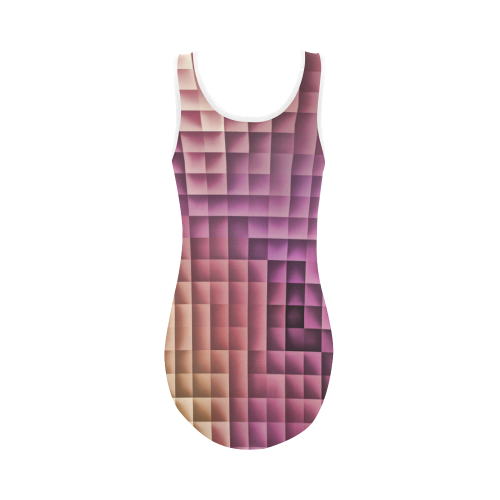 tetris 2 Vest One Piece Swimsuit (Model S04)