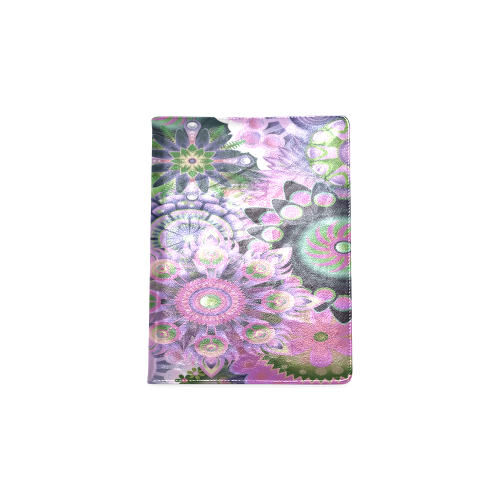 Flowering Fractal Purple Whimsy Custom NoteBook B5