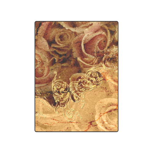 Wonderful vintage design with roses Blanket 50"x60"